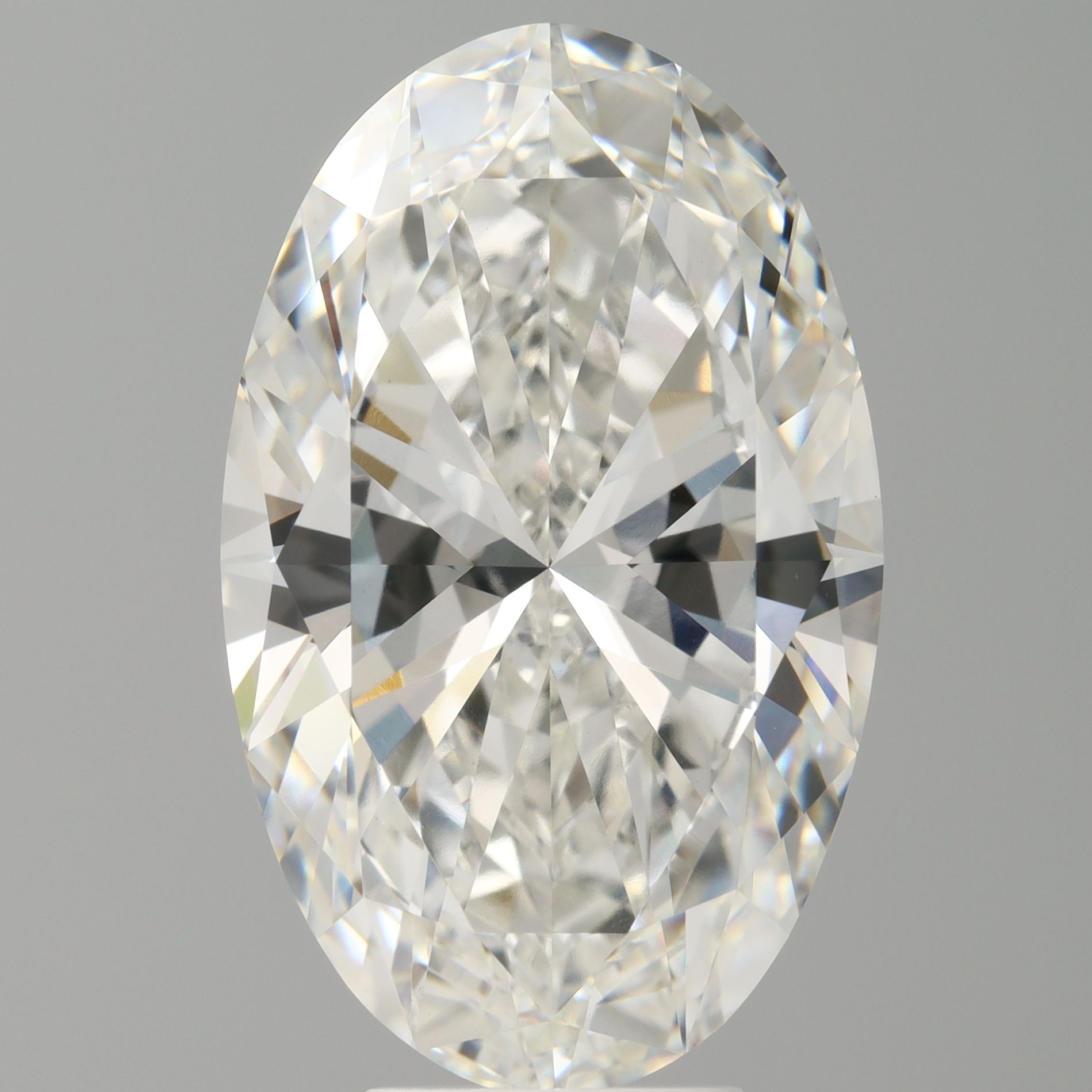 7.04 ct. oval Lab Grown Diamond front image