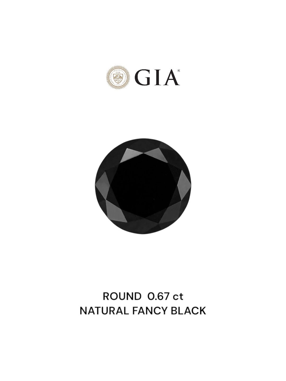 0.67 ct Round diamond