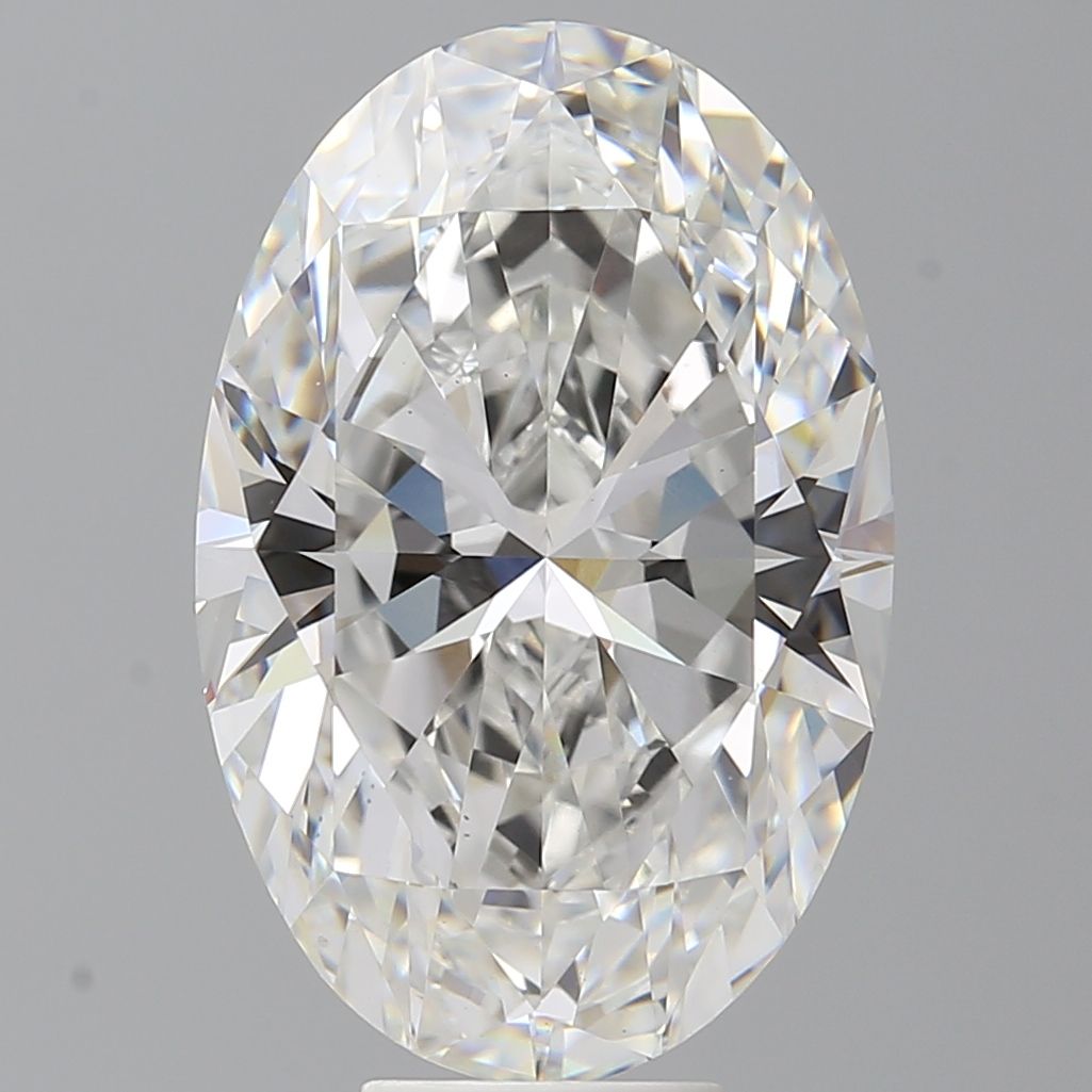9.60 ct. oval Lab Grown Diamond front image