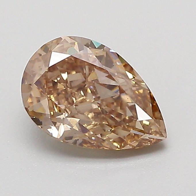 0.99 CT Fancy Light Brown PEAR