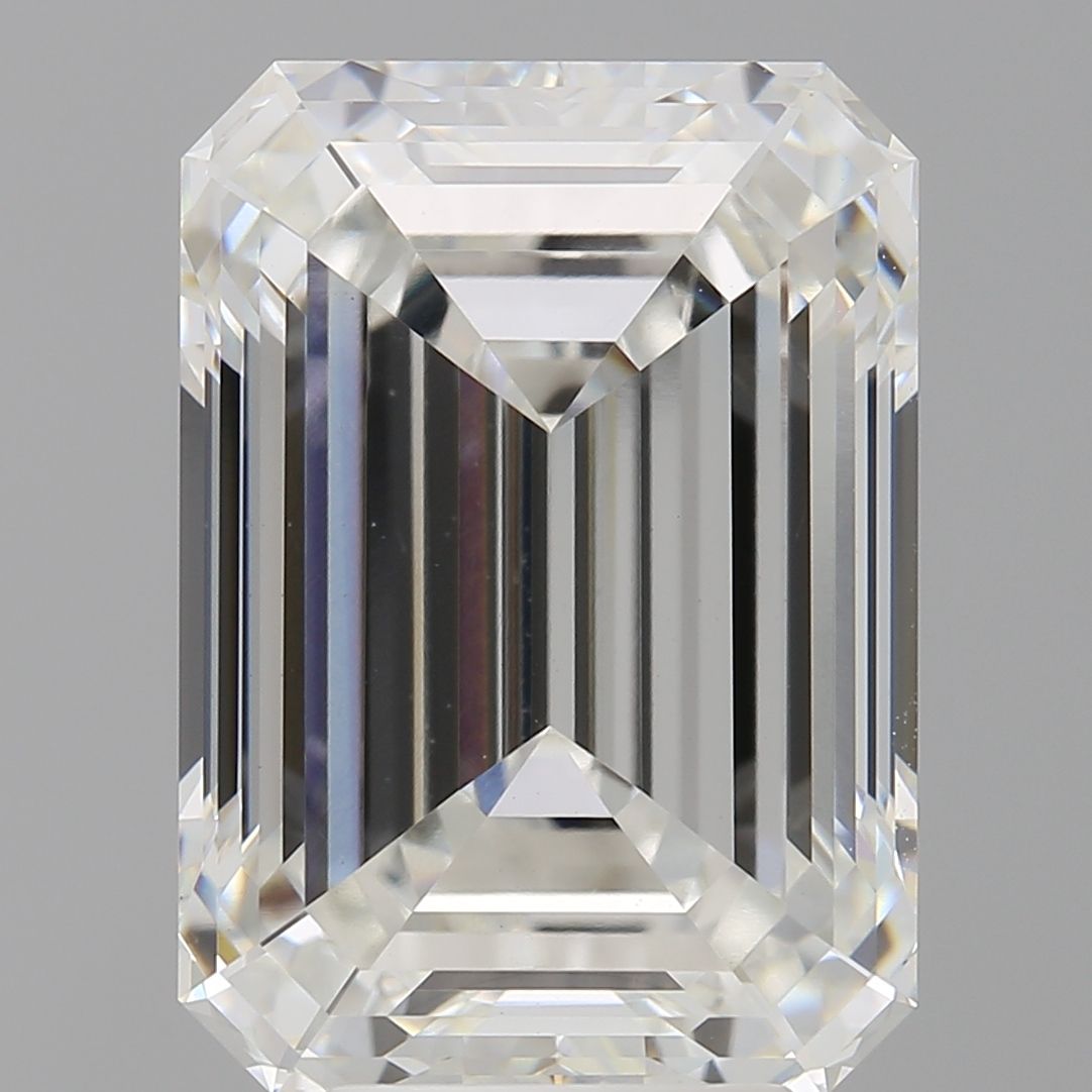 7.09 ct. emerald Lab Grown Diamond front image