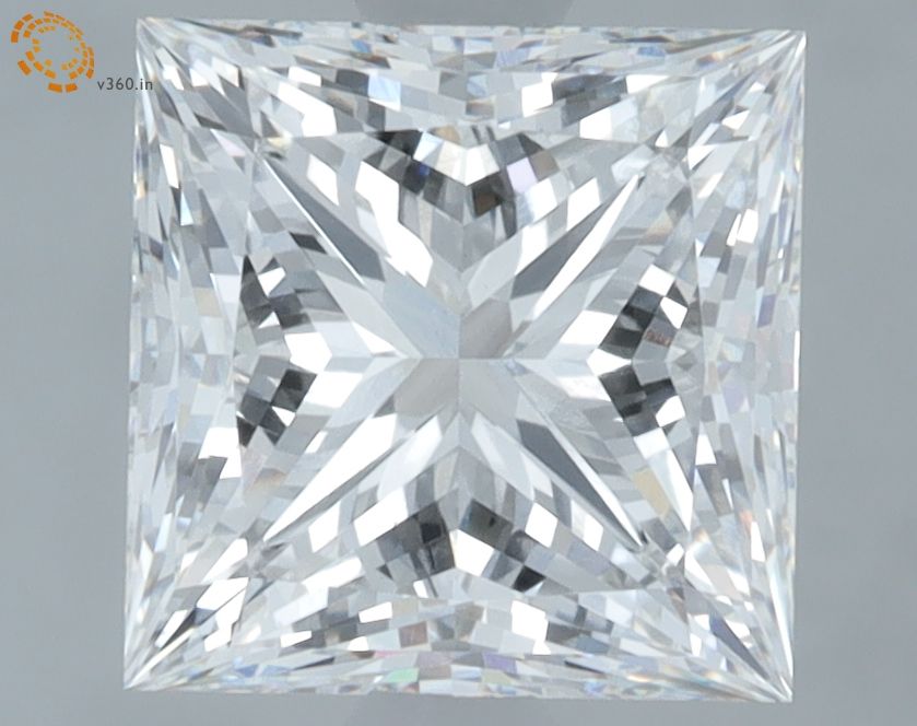 2.17 ct. princess Lab Grown Diamond front image