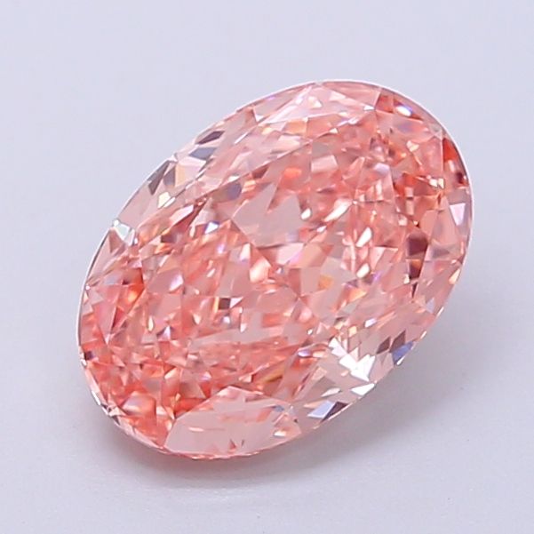 1.56 CT Fancy Intense Pink OVAL