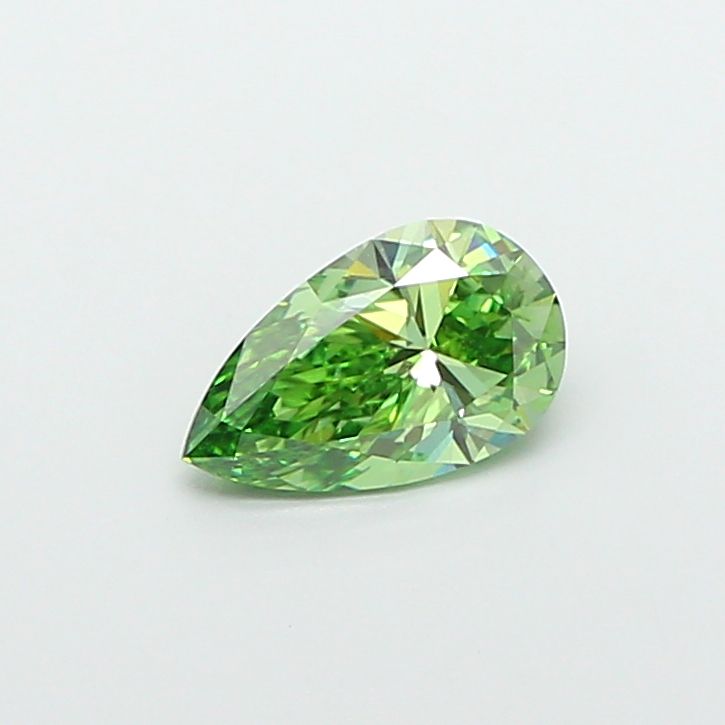 1.03 CT Fancy Vivid Green PEAR