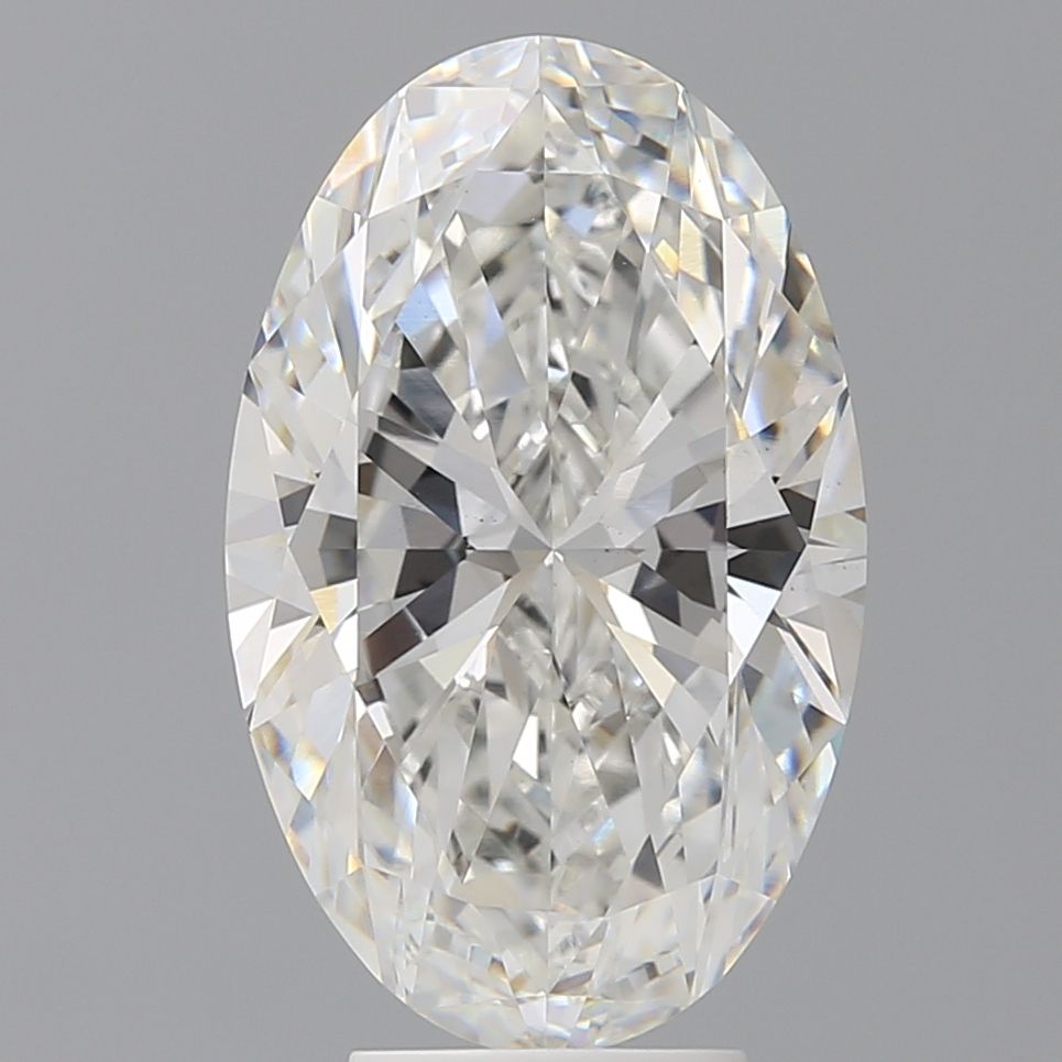 5.53 ct. oval Lab Grown Diamond front image