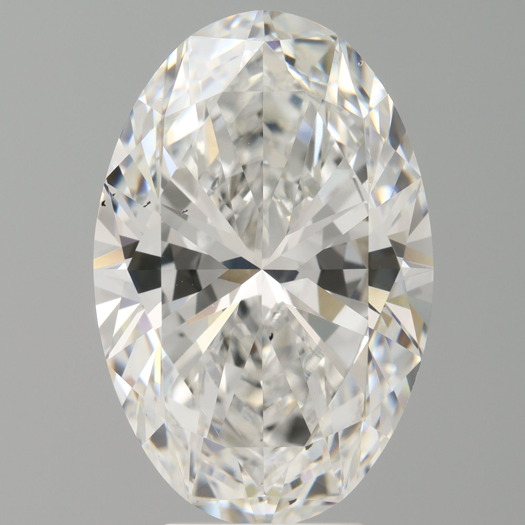 6.05 ct. oval Lab Grown Diamond front image