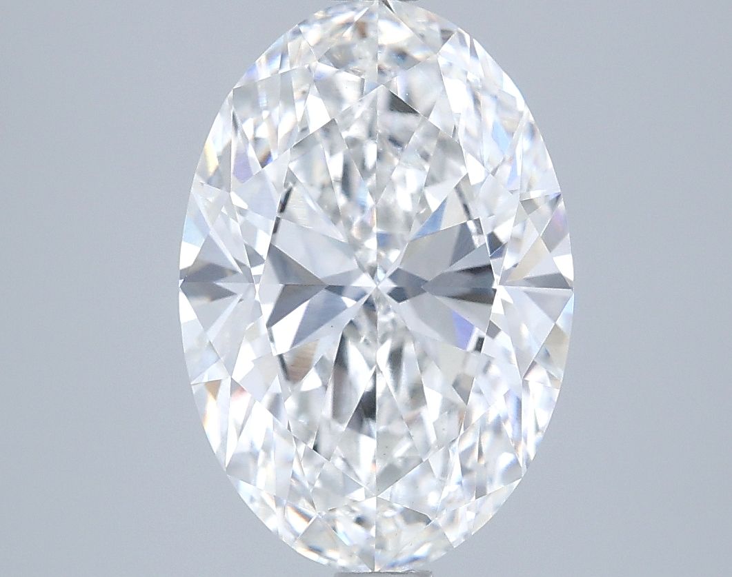 3.70 ct. oval Lab Grown Diamond front image