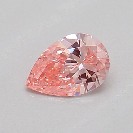 0.19 CT Fancy Vivid Pink PEAR