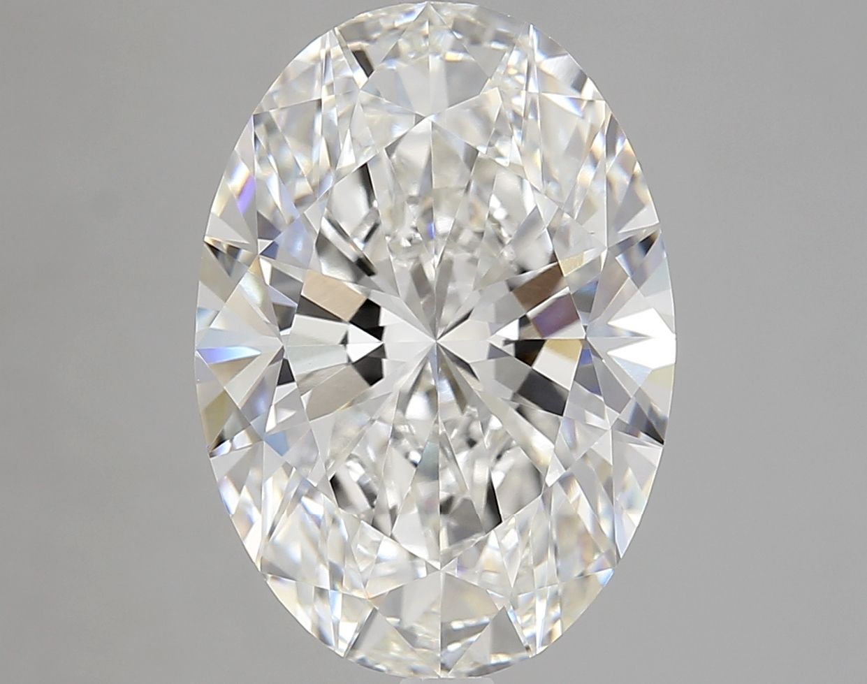 7.01 ct. oval Lab Grown Diamond front image