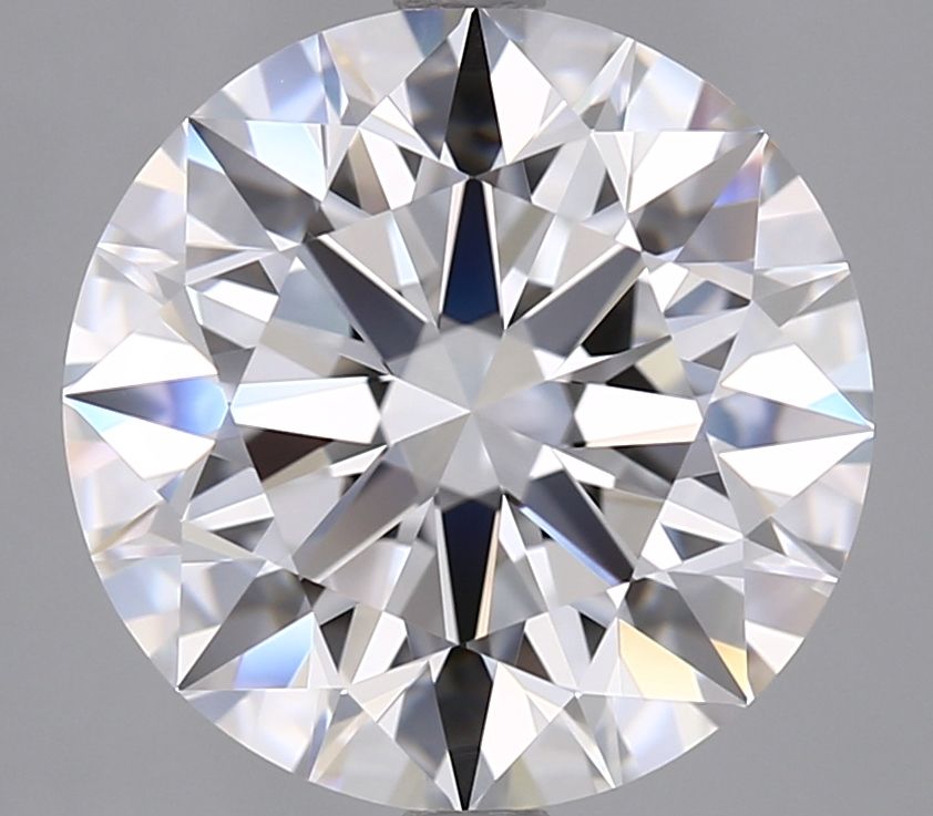 Diamant Rond 5.04 ct - Couleur D - Pureté VVS2