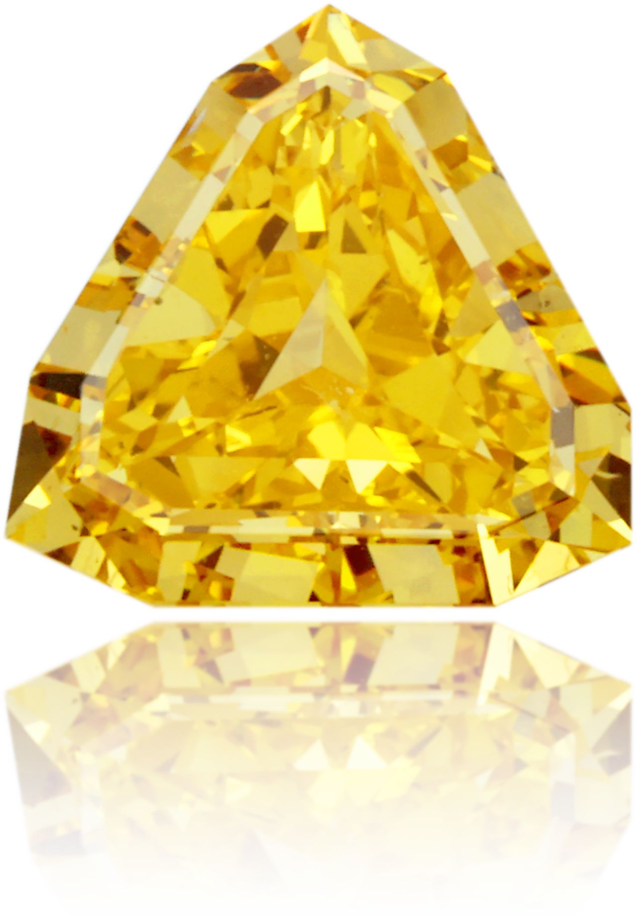 Diament 0.69 ct Fancy Deep Orangey Yellow/SI1