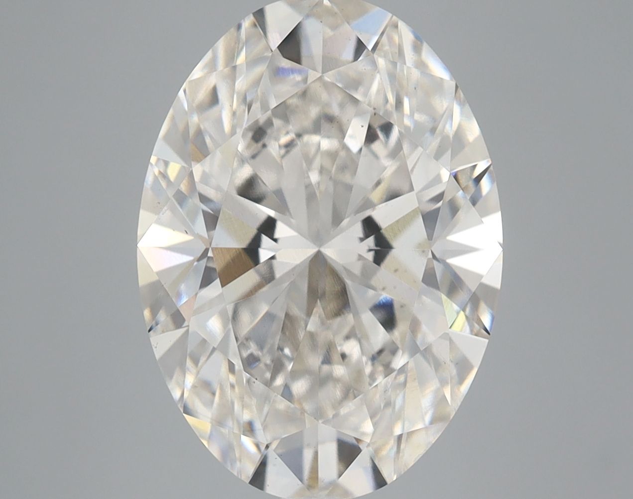 5.78 ct. oval Lab Grown Diamond front image