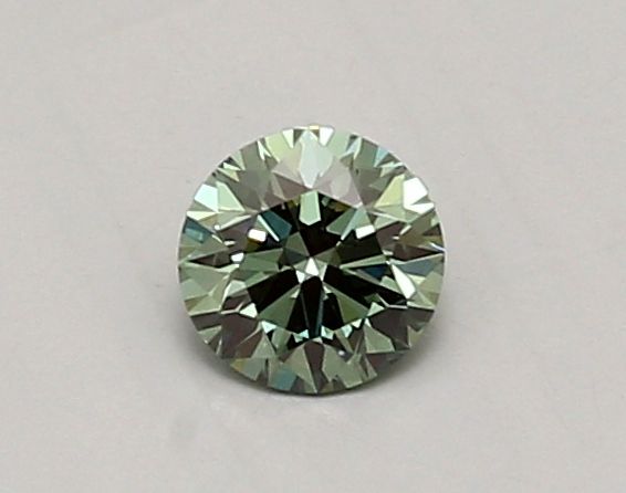 0.46 CT Fancy Vivid Green ROUND