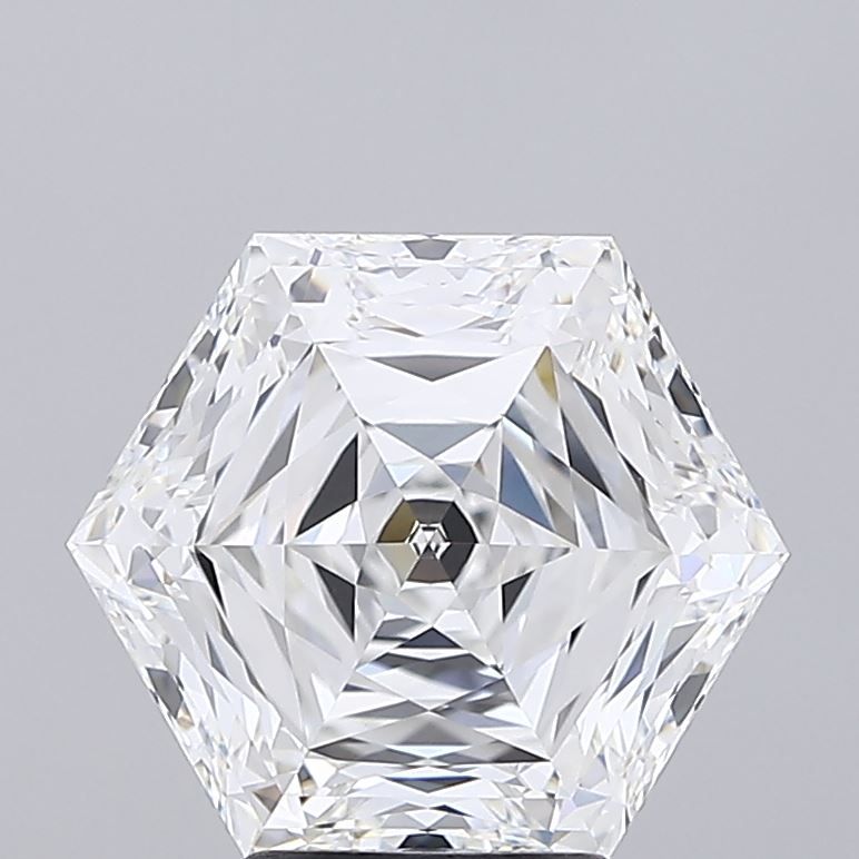 4.66 ct lab-grown Hexagonal Diamond