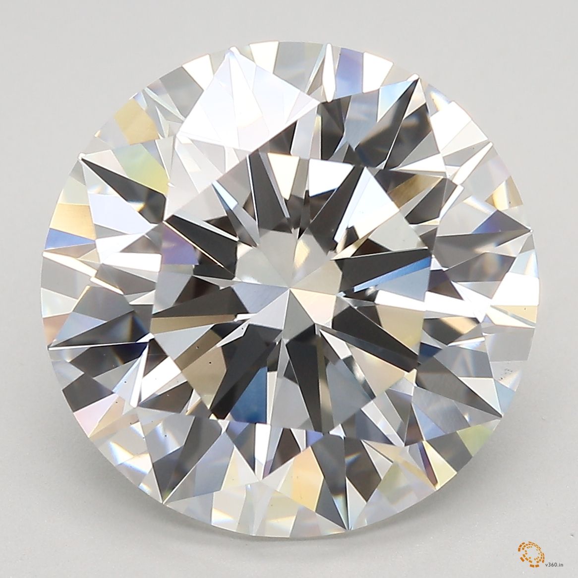 7.16 ct. round Lab Grown Diamond front image