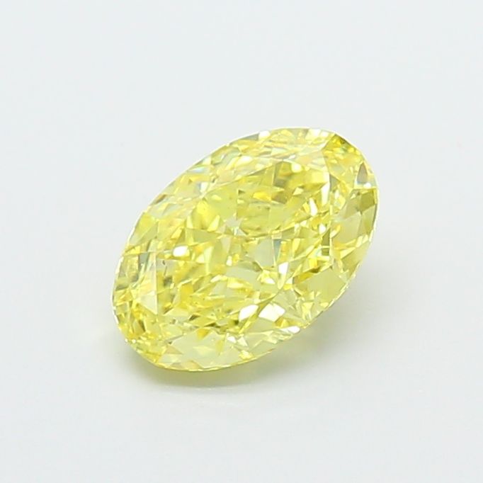 1.25 CT Fancy Vivid Yellow OVAL