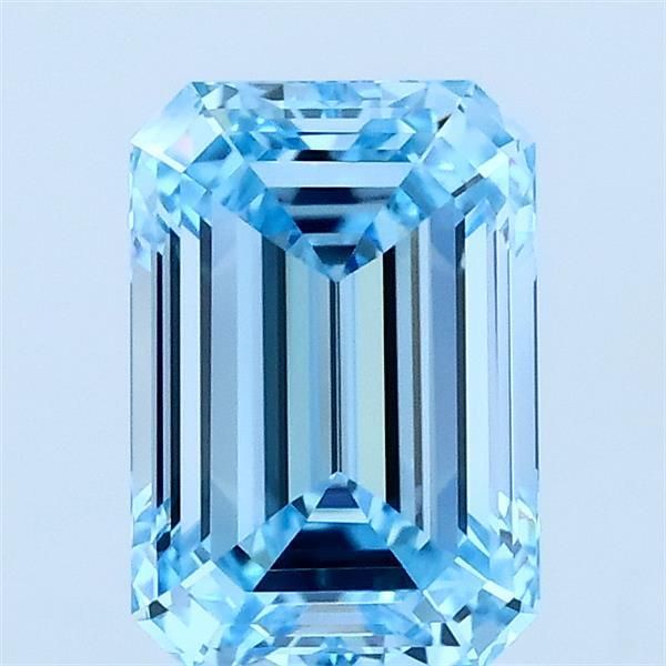 1.55 CT Fancy Vivid Blue EMERALD