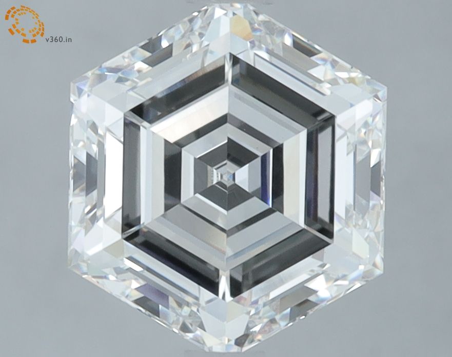 3.06 ct lab-grown Hexagonal Diamond