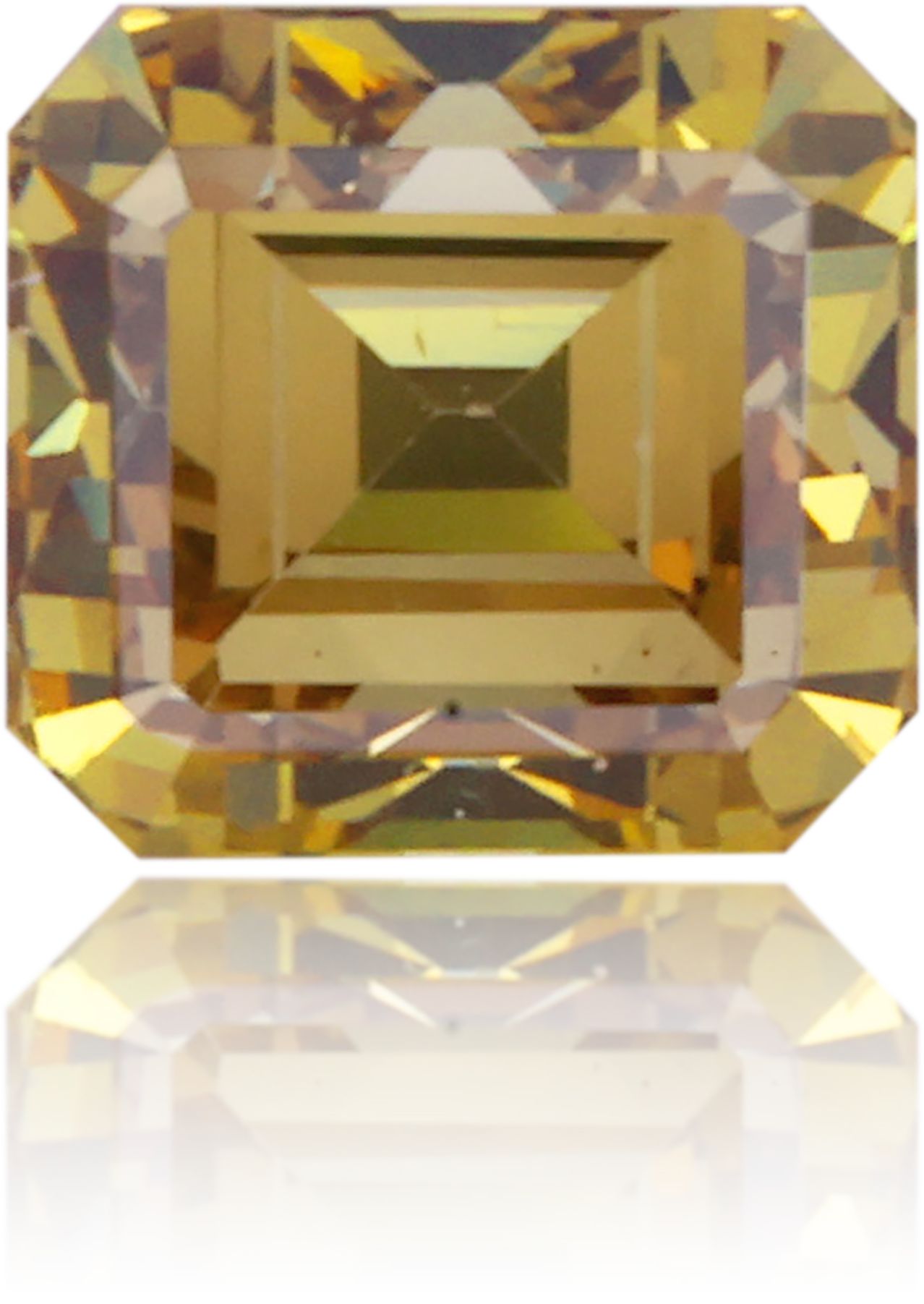 Diament 0.58 ct Fancy Deep Yellow/VS2