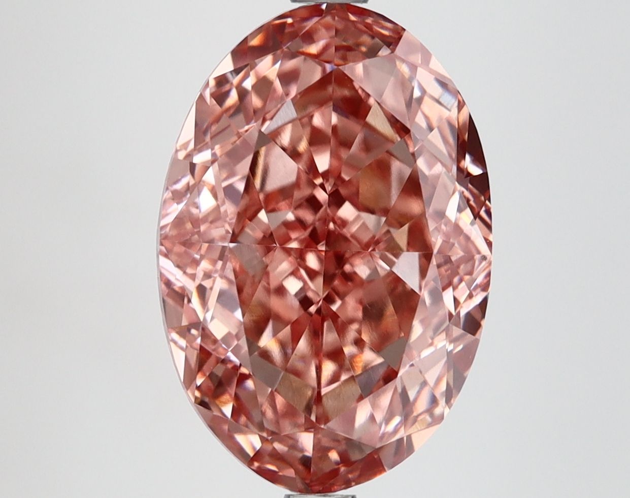 5.59 ct. oval Lab Grown Diamond front image