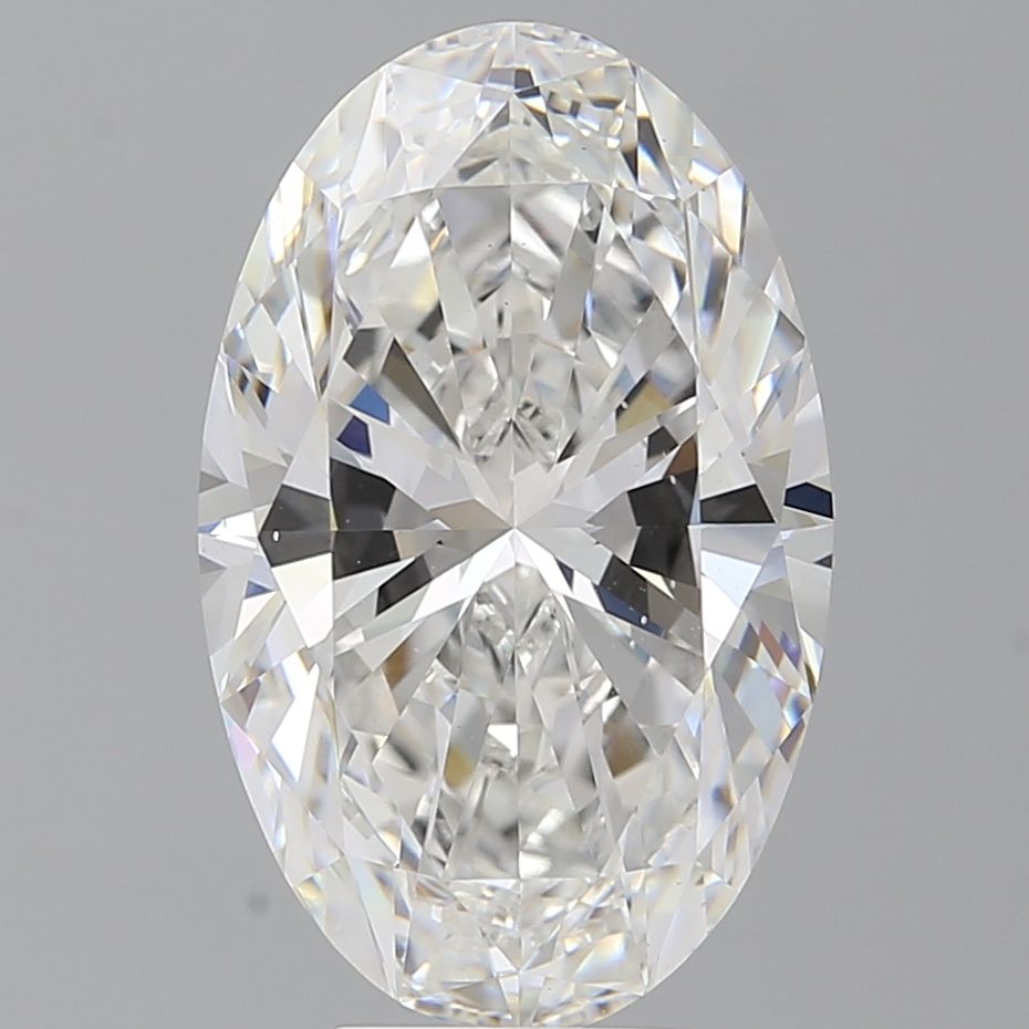 6.58 ct. oval Lab Grown Diamond front image