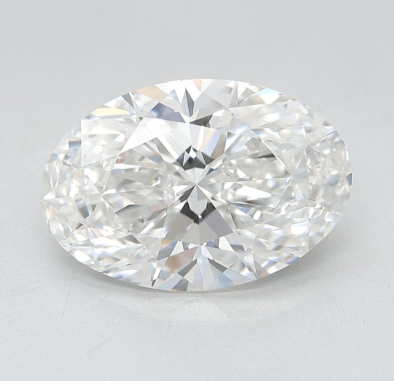 5.02 ct. oval Lab Grown Diamond front image