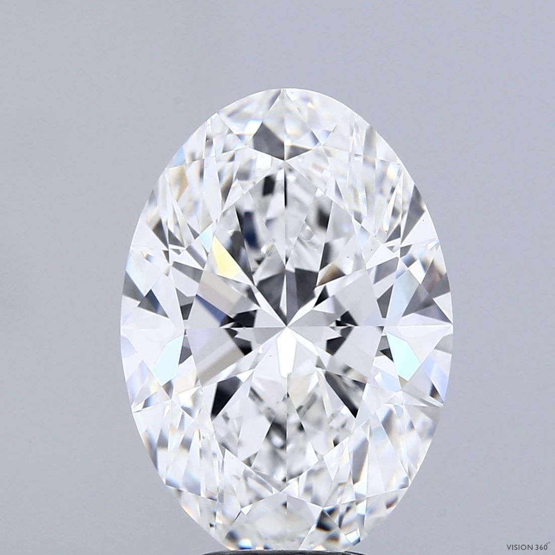 6.01 ct. oval Lab Grown Diamond front image