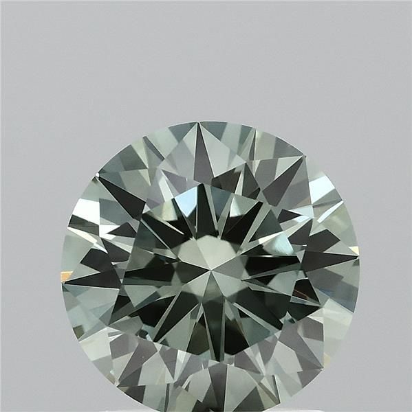 1.5 CT Fancy Vivid Green ROUND