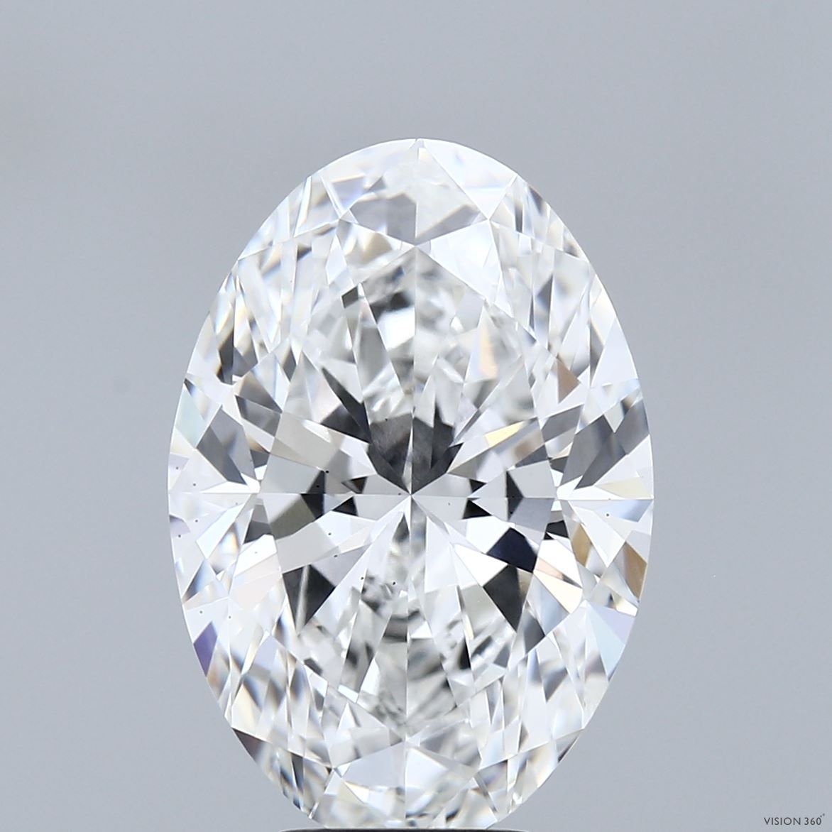 7.01 ct. oval Lab Grown Diamond front image