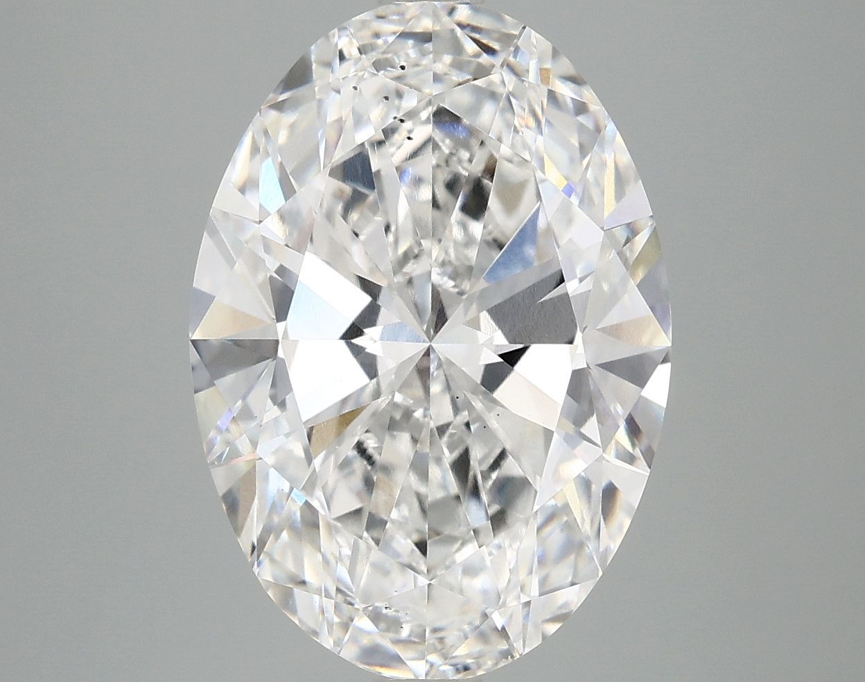 5.70 ct. oval Lab Grown Diamond front image
