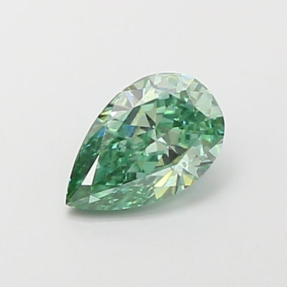 1.03 CT Fancy Vivid Green PEAR