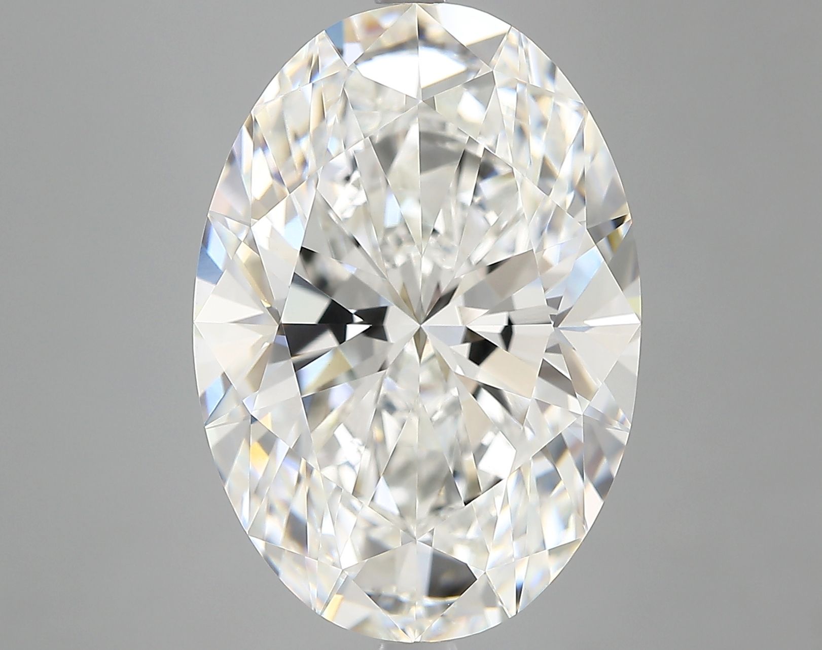 9.10 ct. oval Lab Grown Diamond front image
