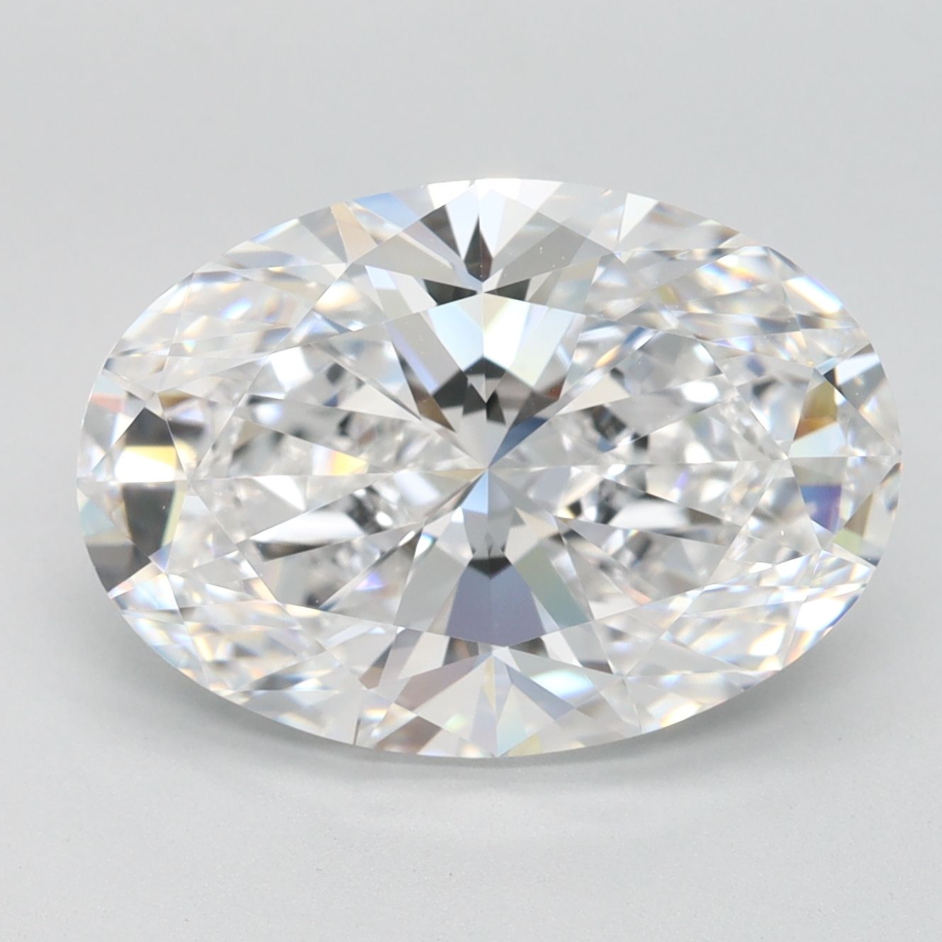 5.18 ct. oval Lab Grown Diamond front image