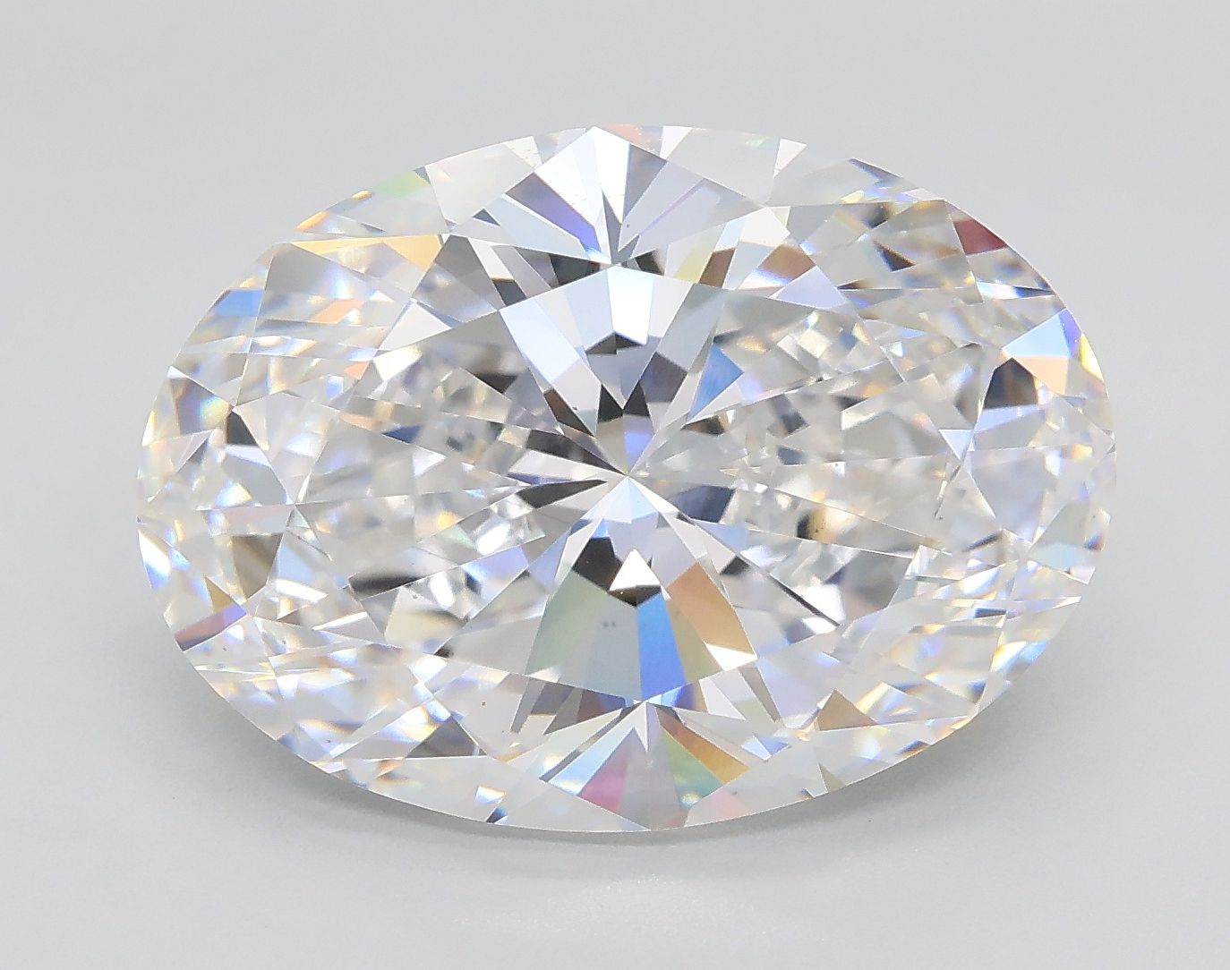 7.04 ct. oval Lab Grown Diamond front image