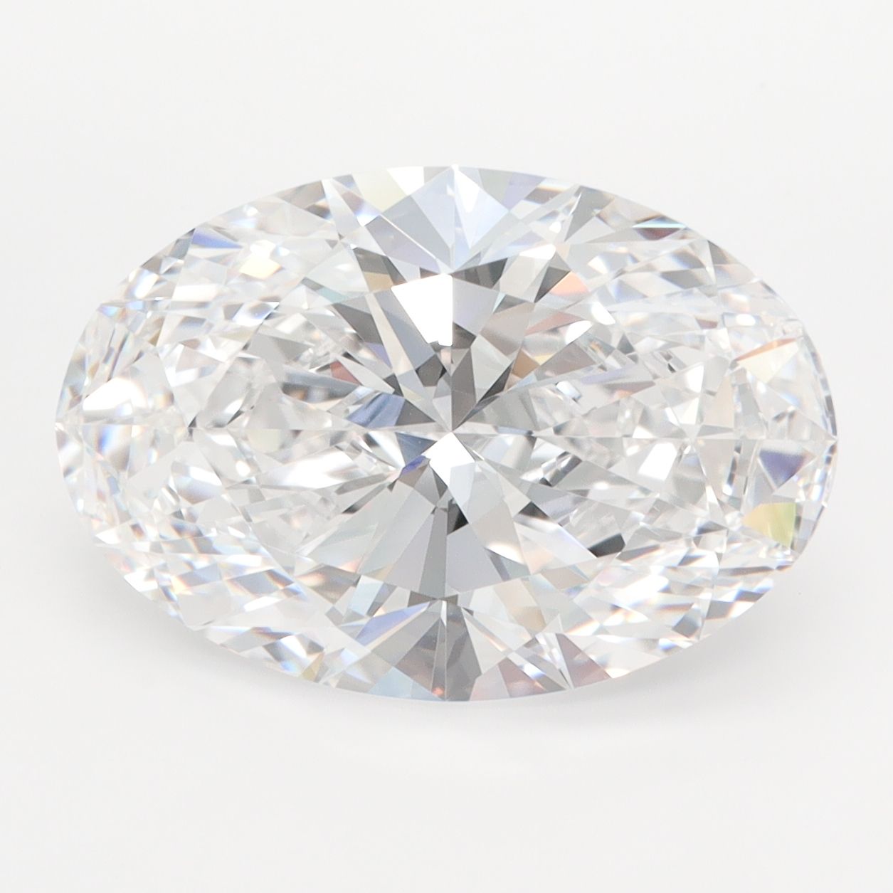 6.08 ct. oval Lab Grown Diamond front image