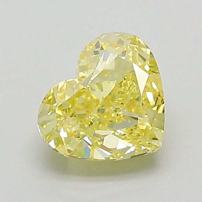 1.04 CT Fancy Intense Yellow HEART