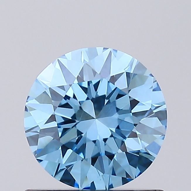 0.65 CT Fancy Vivid Blue ROUND
