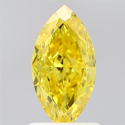 1.07 CT Fancy Vivid Yellow MARQUISE