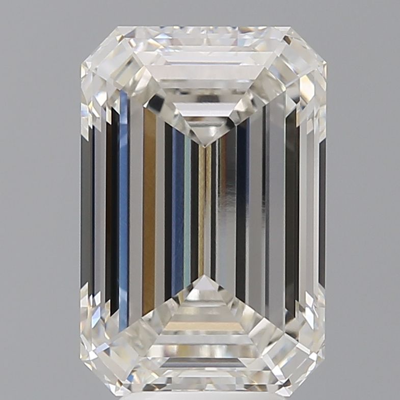 6.10 ct. emerald Lab Grown Diamond front image