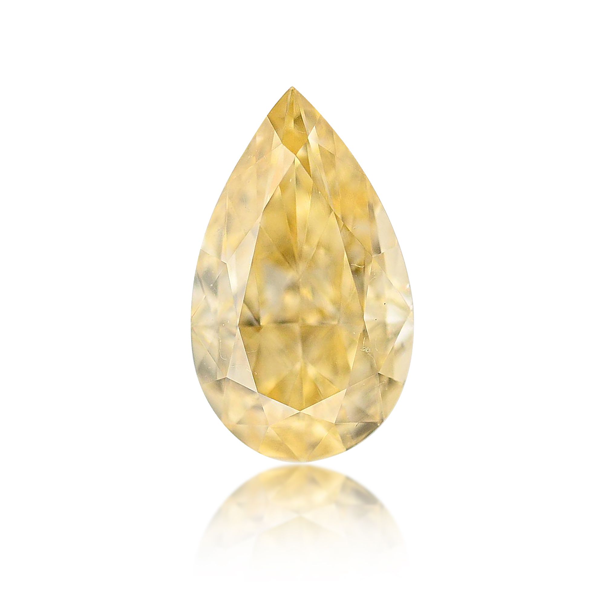 Diament 0.31 ct Fancy Orange Yellow/VS1