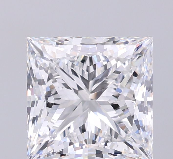 3.41 ct. princess Lab Grown Diamond front image