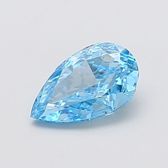 1.01 CT Fancy Vivid Blue PEAR