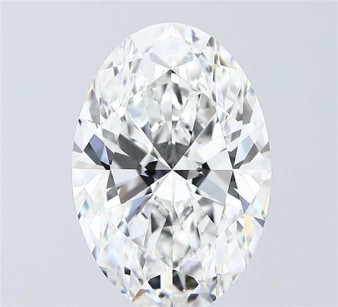 6.08 ct. oval Lab Grown Diamond front image