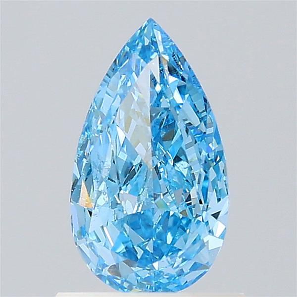 1.0 CT Fancy Vivid Blue PEAR