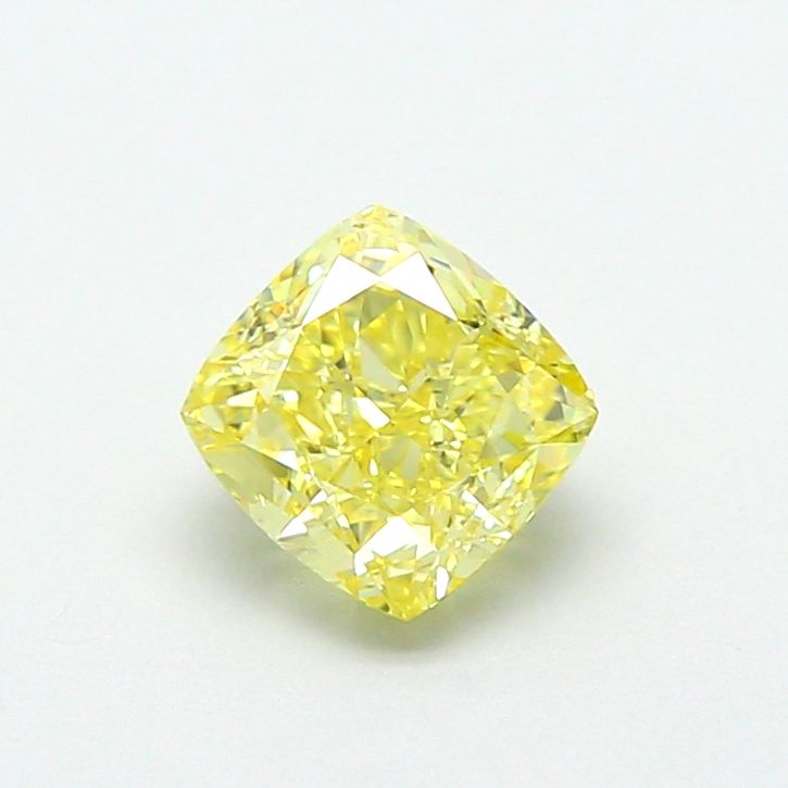 1.04 CT Fancy Yellow CUSHION MODIFIED