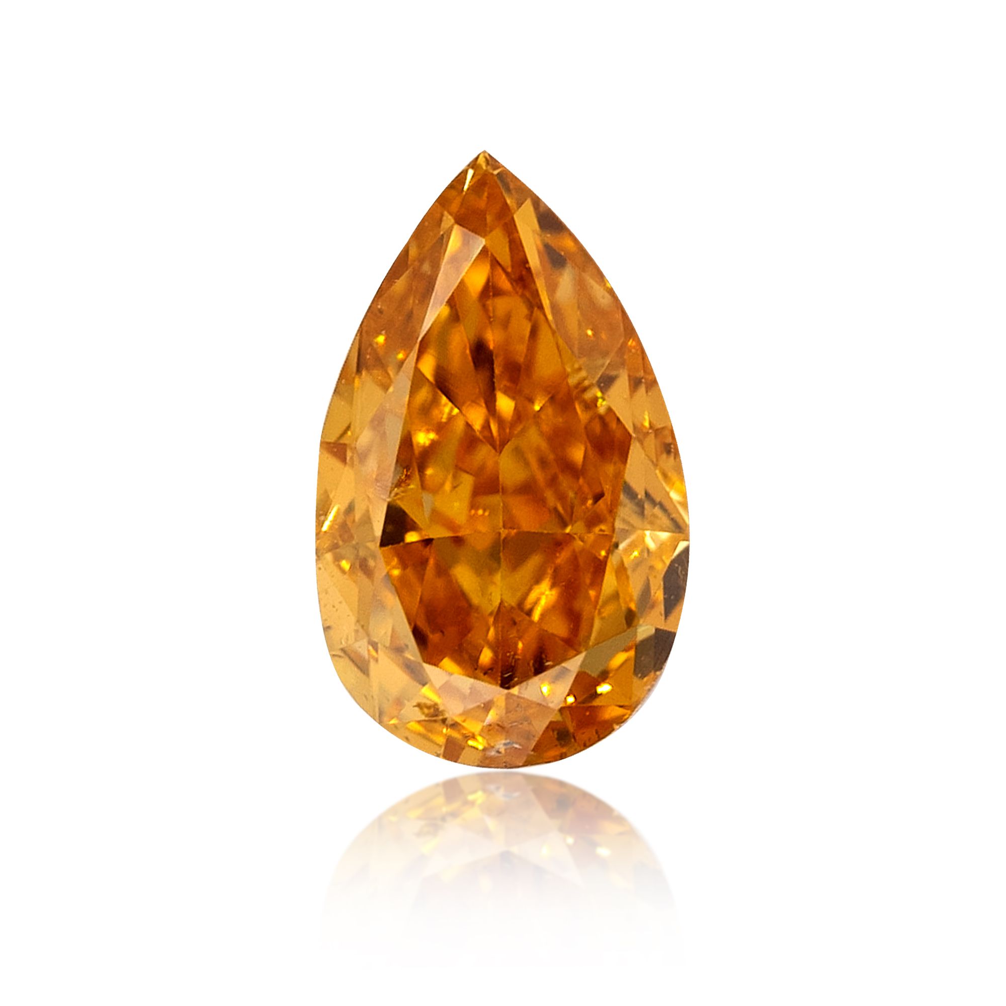 Diament 0.26 ct Fancy Intense Orange Yellow/SI1
