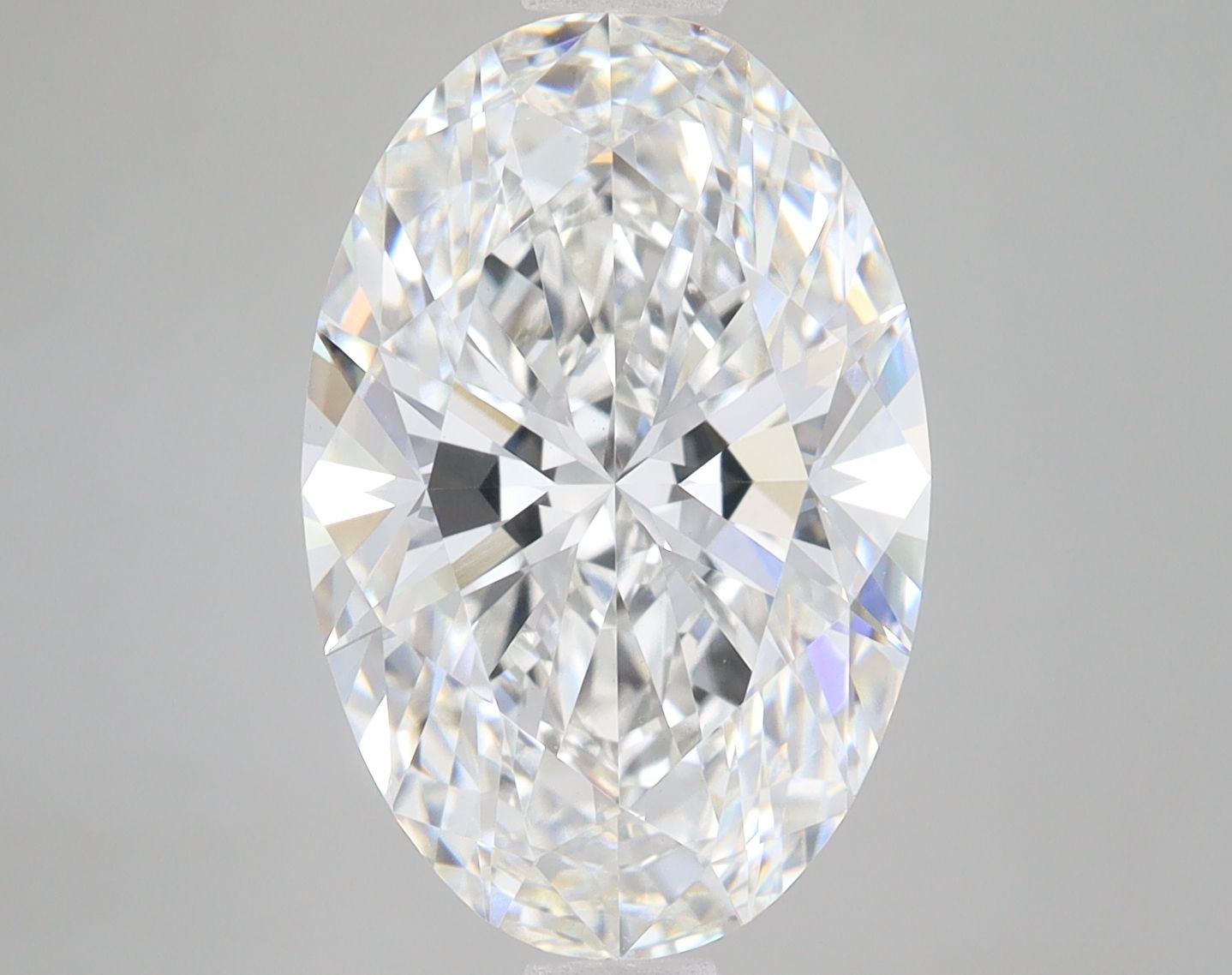 6.10 ct. oval Lab Grown Diamond front image