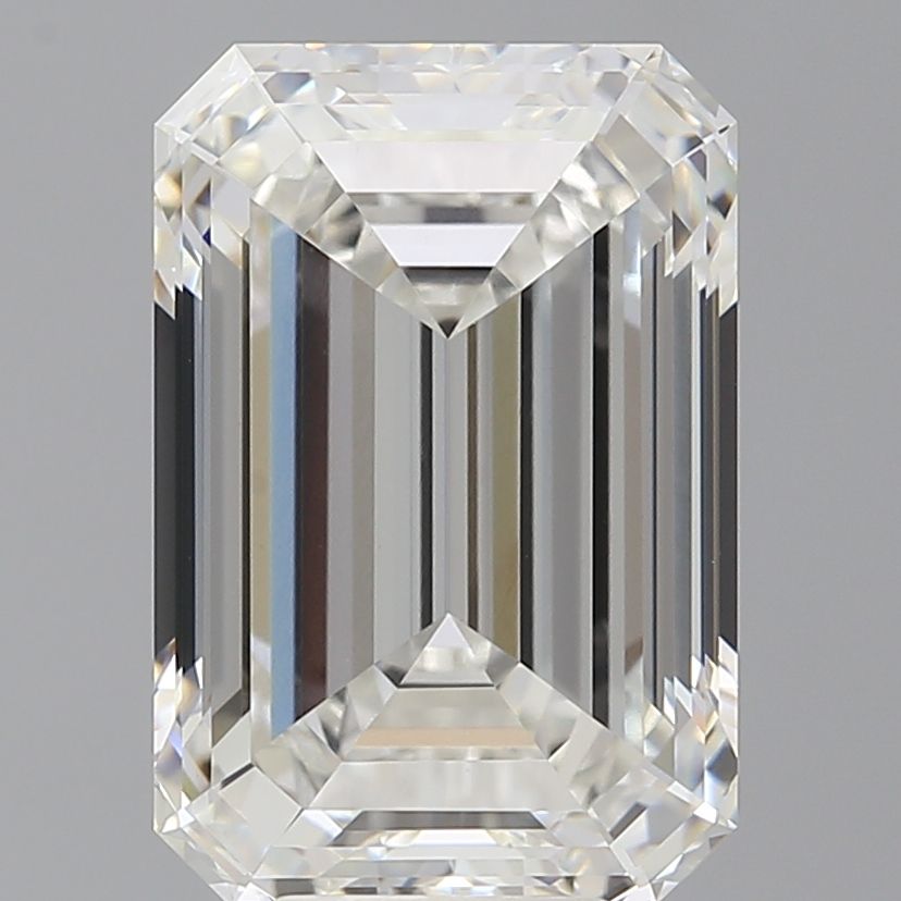 Diamant Émeraude 8.08 ct - Couleur G - Pureté VVS2