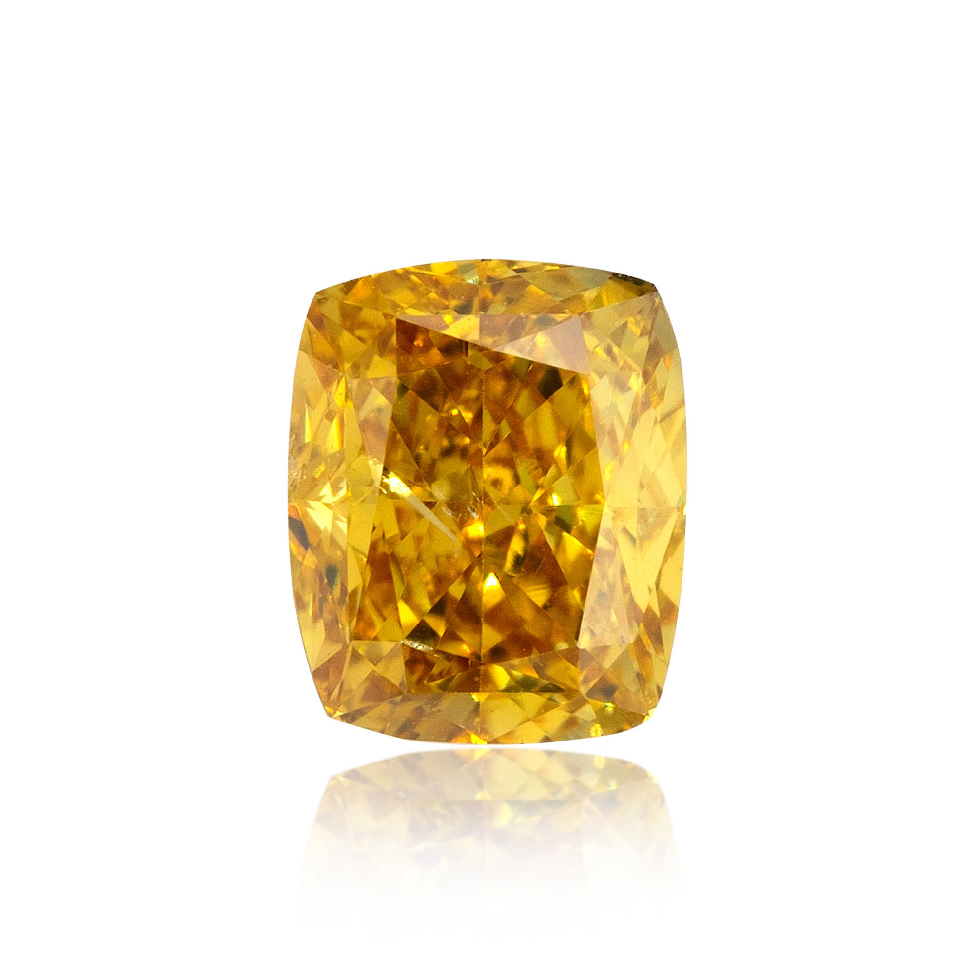 Diament 0.5 ct Fancy Deep Orangey Yellow/