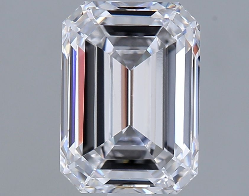 Diamant Émeraude 2.02 ct - Couleur D - Pureté VVS2